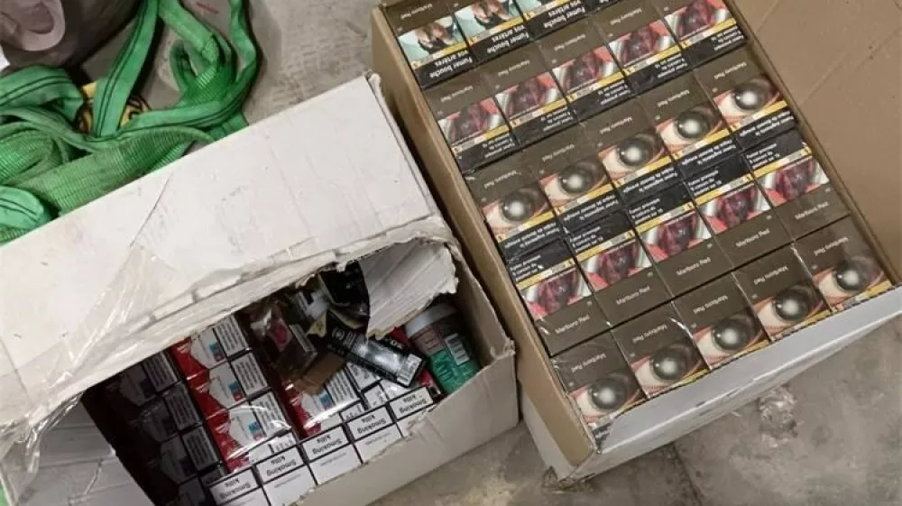 Blizu Reke so odkrili nezakonito tovarno cigaret