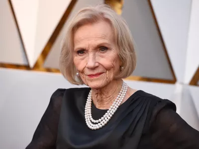 FILE - Eva Marie Saint arrives at the Oscars on March 4, 2018, at the Dolby Theatre in Los Angeles. (Photo by Jordan Strauss/Invision/AP, File)