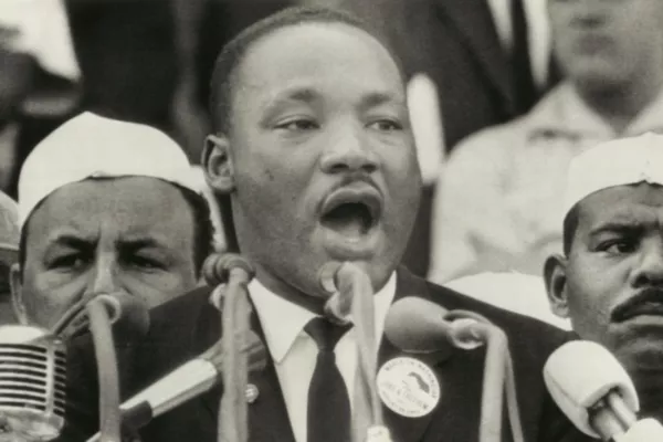Martin Luther King med slovitim govorom, ko, seveda, umetne inteligence ni bilo &scaron;e nikjer. / Foto: Dokumentacija