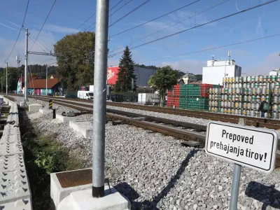 8.10.2025 - Tivolski lok - trasa za povezovalni tir - železnicaFoto: Luka Cjuha