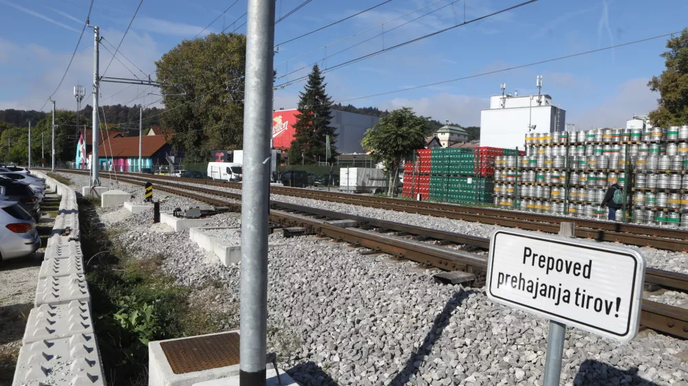 8.10.2025 - Tivolski lok - trasa za povezovalni tir - železnicaFoto: Luka Cjuha