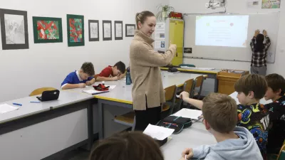 19.12.2025 - Osnovna &scaron;ola Prule na začasni lokaciji v BTC - učenci, pouk, osnovno&scaron;olciFoto Luka Cjuha / Foto: Luka Cjuha