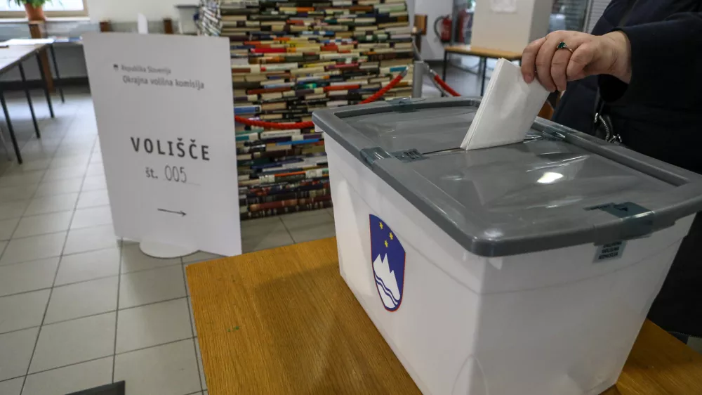 22.3.2026 - volitve v državni zbor 2026 - parlamentarne volitve 2026 - voli&scaron;čeFoto: Luka Cjuha