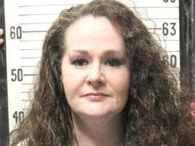 FILE PHOTO: Death row inmate Christa Pike, held at Riverbend Maximum Security Institution (RMSI) in Tennessee and convicted of murdering a schoolmate three decades ago is shown in this 2023 Tennessee Department of Correction booking photograph. Tennessee Department of Correction/Handout via REUTERS  ATTENTION EDITORS - THIS IMAGE WAS PROVIDED BY A THIRD PARTY. QUALITY FROM SOURCE./File Photo