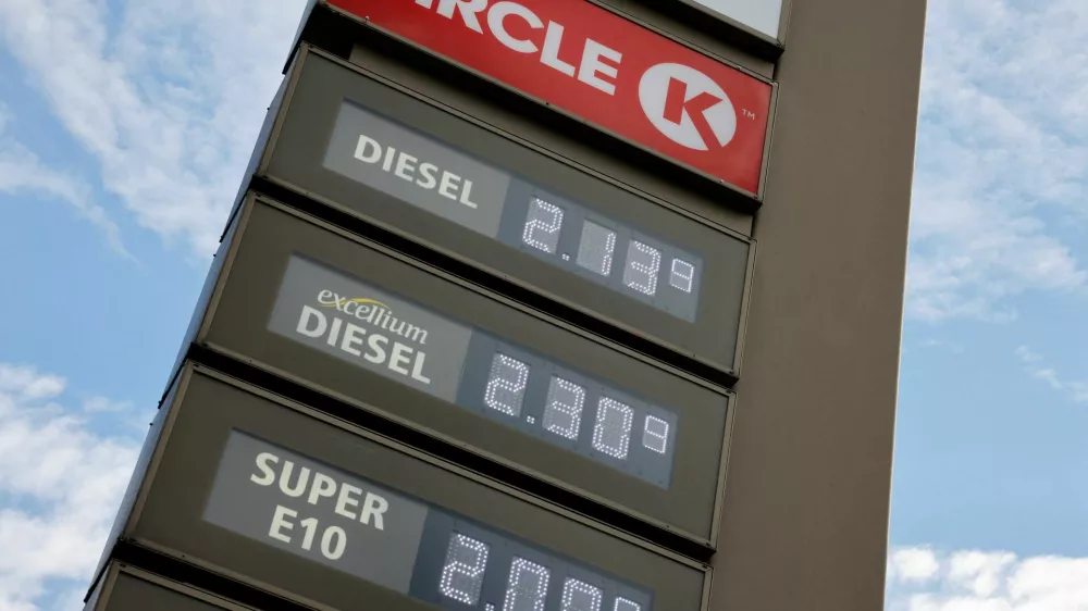 Fuel prices are displayed at a gas station, as the German government's tax cut on fuel comes into effect, in Berlin, Germany, October 01, 2026. REUTERS/Axel Schmidt