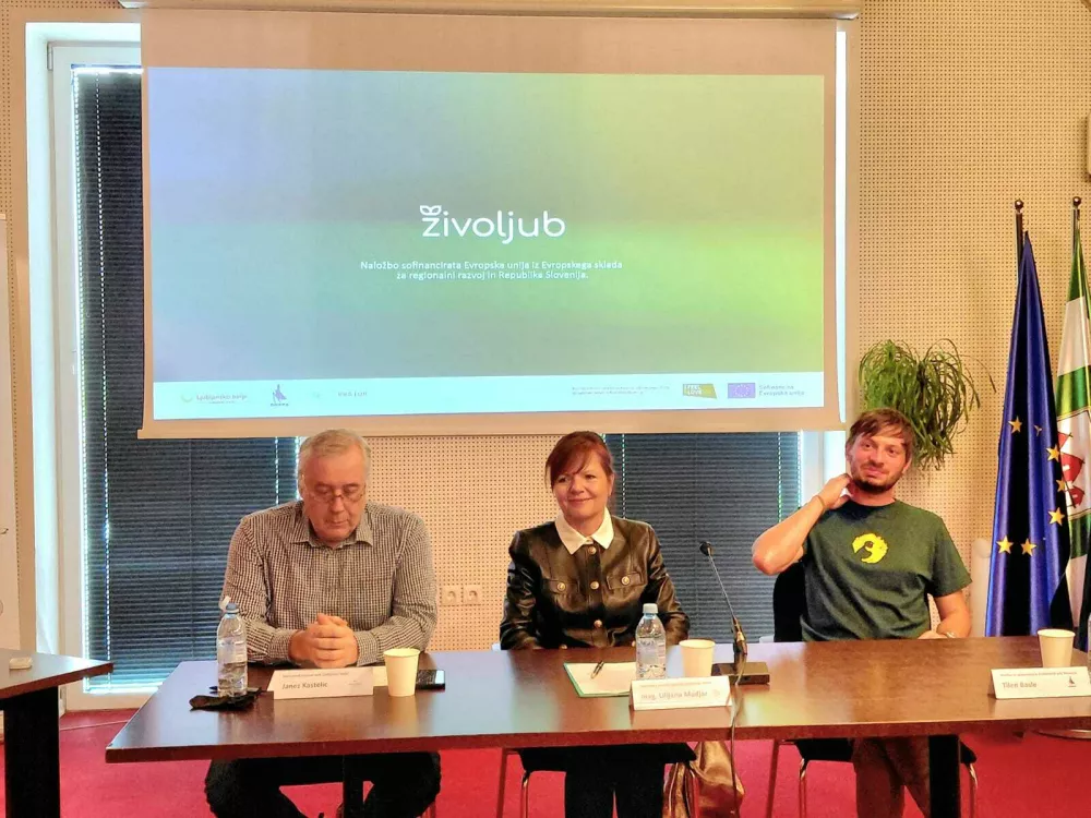 (z leve) Janez Kastelic, direktor JZ KPLB, mag. Lilijana Madjar, direktorica RRA LUR in Tilen Basle, direktor (DOPPS),Foto: Vesna Levičnik