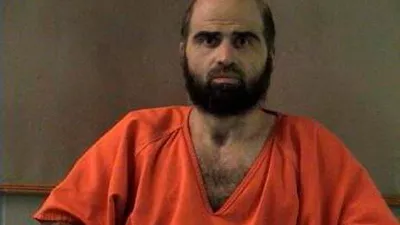 FILE PHOTO: Nidal Hasan, charged with killing 13 people and wounding 31 in a November 2009 shooting spree at Fort Hood, is pictured in an undated handout photo obtained by Reuters on June 29, 2012. REUTERS/Bell County Sheriff's Office/Handout./File Photo
