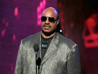 LOS ANGELES, CA - FEBRUARY 12: Musician Stevie Wonder speaks onstage at the 54th Annual GRAMMY Awards held at Staples Center on February 12, 2012 in Los Angeles, California. (Photo by Kevin Winter/Getty Images)
