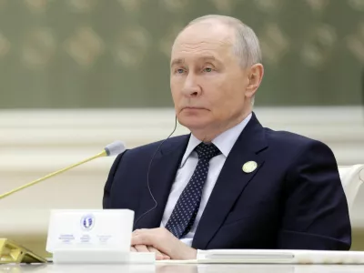 Russia's President Vladimir Putin attends the Caspian Environmental Summit in Turkmenbashi, Turkmenistan, October 9, 2026. Sputnik/Gavriil Grigorov/Pool via REUTERS ATTENTION EDITORS - THIS IMAGE WAS PROVIDED BY A THIRD PARTY.