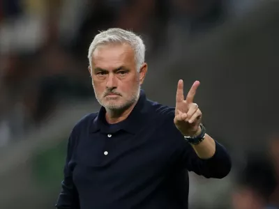 Trener Real Madrida Jose Mourinho 