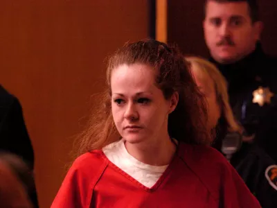 A picture taken on December 4, 2007 shows death row inmate Christa Pike entering a Knox County Criminal Court in Knoxville, Tennessee, US., obtained by Reuters on September 30, 2026. J. Miles Cary/ Knoxville News Sentinel/USA TODAY NETWORK via REUTERS NO RESALES. NO ARCHIVES. MANDATORY CREDIT.