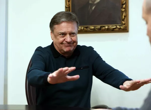 - 29.02.2024 &ndash; Zoran Janković, ljubljanski župan MOL - Mestna občina Ljubljana//FOTO: Tomaž Skale