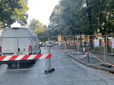 Poljanski nasip, zapora, dela