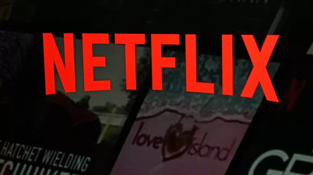 FILE - The Netflix logo is displayed on the company's website on Feb. 2, 2023, in New York. (AP Photo/Richard Drew, File)