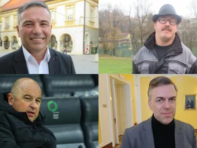 Novo mesto kandidati kolaž