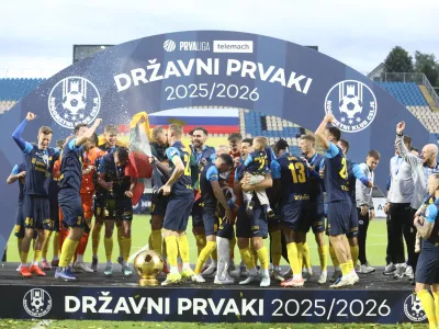 16.5.2026 nogomet Celje Koper Celje državni prvak, podelitev pokala - državno prvenstvo v nogometuFoto:Luka Cjuha