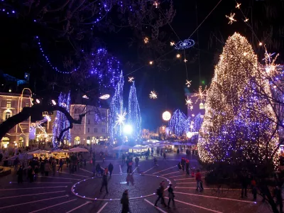 ljubljana, praznična okrasitev