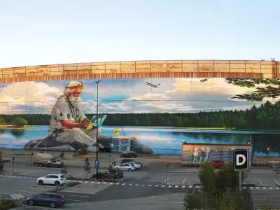 Največji mural v Estoniji, velik okoli 5000 kvadratnih metrov.Foto: zajem zaslona