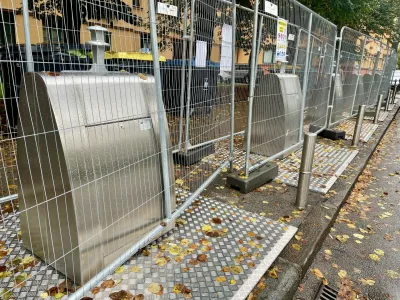 Ljubljana, podzemni zbiralniki, odpadki, smeti, Voka Snaga, Poljanski nasip