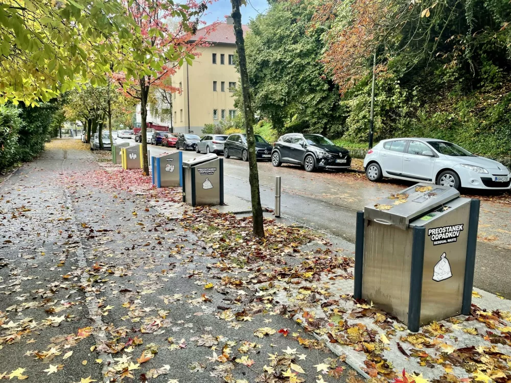 Ljubljana, podzemni zbiralniki, odpadki, smeti, Voka Snaga, Poljanski nasip