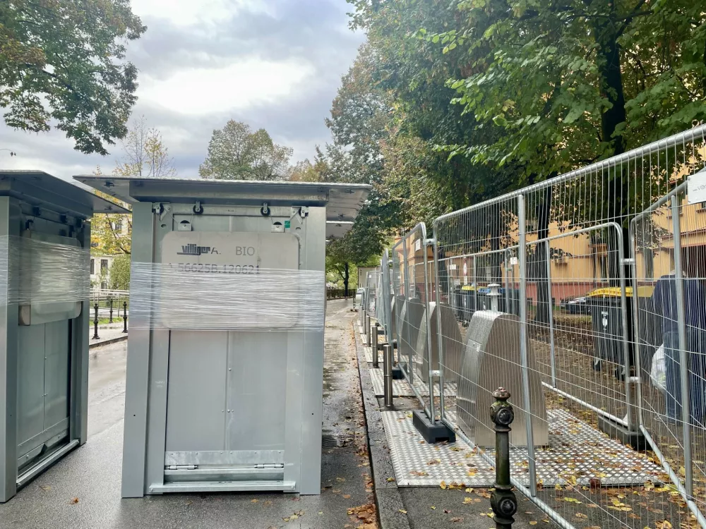 Ljubljana, podzemni zbiralniki, odpadki, smeti, Voka Snaga, Poljanski nasip