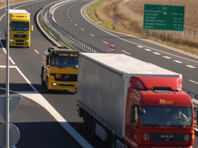 pomurska avtocesta promet tovornjaki