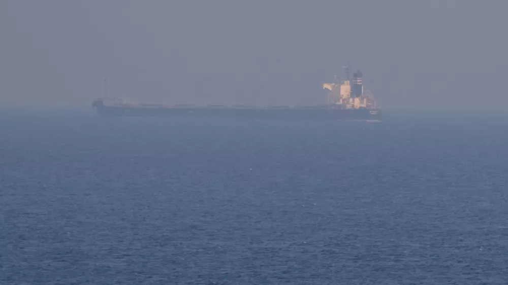 FILE PHOTO: A grain ship carrying Ukrainian grain is seen in the Black Sea, amid Russia's attack on Ukraine, near Ukrainian port of Odesa, Ukraine November 2, 2022. REUTERS/Serhii Smolientsev/File Photo