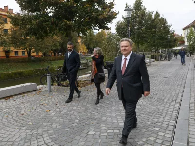 Dunajski župan Michael Ludwig&nbsp;23.10.2026 - okrogla miza z naslovom Ljubljana - Dunaj: mesto prihodnosti v organizaciji Mestne občine Ljubljana,Foto Luka Cjuha