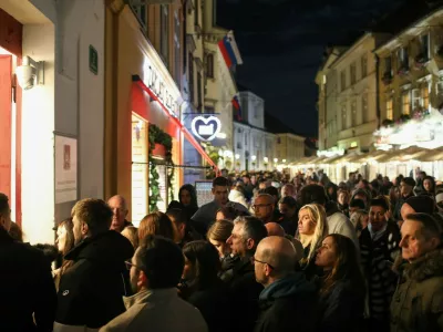 Veleposlani&scaron;tvo Republike Srbije v Ljubljani, volitve, 25. 10. 2026.Foto: Bojan Velikonja