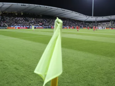 nogometni stadion Ljudski vrt v Mariboru - nogometno igri&scaron;če - nogomet - Slovenija: &Scaron;vica, kvalifikacije za EP 2016, skupina E:     //FOTO: Jaka Gasar