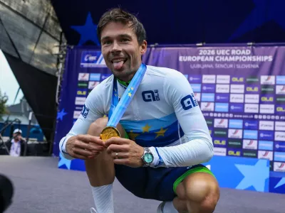 07.10.2026.  Primož Roglič. Člani Evropsko prvenstvo v kolesarstvu Slovenijaz 2026. &Scaron;enčur. 