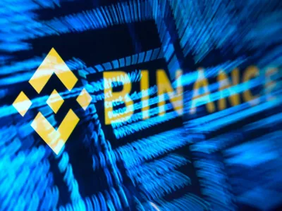 Binance logo and hacker code are seen in this illustration taken October 30, 2026. REUTERS/Dado Ruvic/Illustration