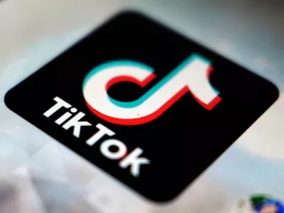 FILE - A view of the TikTok app logo, in Tokyo, Japan, Sept. 28, 2020. (AP Photo/Kiichiro Sato, File)