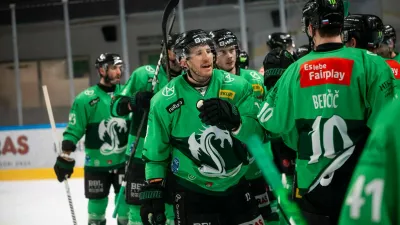 Hokejisti Olimpije so znova na zmagovitih tirnicah. Foto: Domen Jančič/HK Olimpija