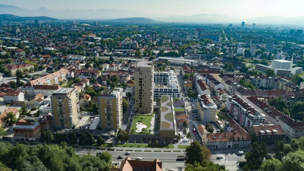 Poslovno-stanovanjska soseska Bellevue Living.