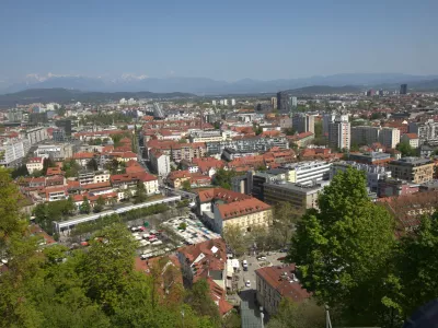 12.04.2024 - simbolična fotografija Ljubljana - panorama - vizija Ljubljane 2045Foto: Luka Cjuha