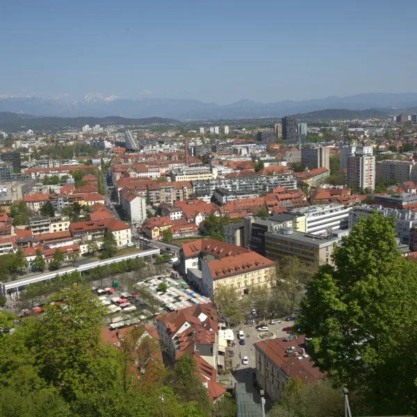 12.04.2024 - simbolična fotografija Ljubljana - panorama - vizija Ljubljane 2045Foto: Luka Cjuha