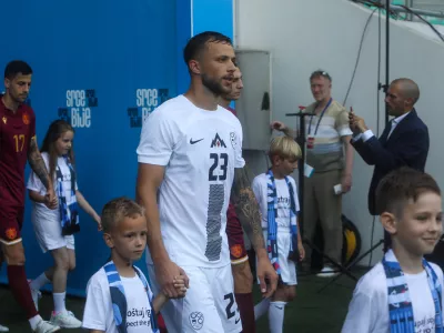 - David Brekalo.- 08.06.2024. - Prijateljska nogometna tekma pred nastopi na Evropskem nogometnem prvenstvu EURO 2024 v Nemčiji med Slovenijo in Bolgarijo.//FOTO: Bojan Velikonja