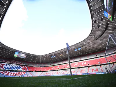 14 June 2024, Bavaria, Munich: A general view into the Munich Football Arena ahead of the UEFA Euro 2024 group A soccer match between Germany and Scotland. Photo: Tom Weller/dpa