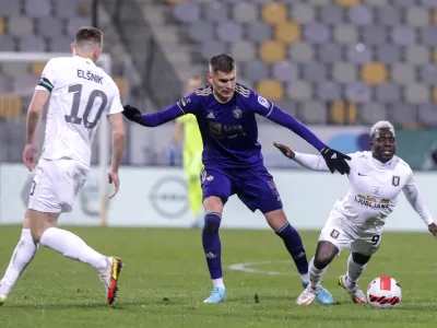 Žugelj Nino (99)<br><br><br>- 09.04.2022 – nogomet - Maribor: Olimpija, Prva liga Telemacha, 30. krog:<br> <br>//FOTO: Jaka Gasar