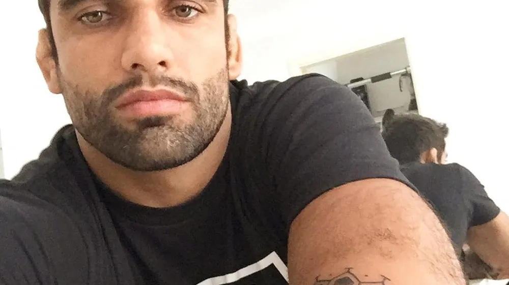 Brazilian Jiu-Jitsu world champion Leandro Lo poses for a selfie in this picture obtained from social media. Instagram/Leandro Lo/via REUTERS  THIS IMAGE HAS BEEN SUPPLIED BY A THIRD PARTY. MANDATORY CREDIT. NO RESALES. NO ARCHIVES.