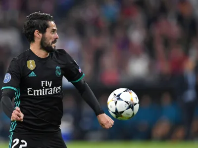 FILED - 25 April 2018, Bavaria, Munich: Real Madrid's Isco in action during the UEFA Champions League semifinal first leg soccer match between Bayern Munich and Real Madrid at Allianz Arena. Photo: Andreas Gebert/dpa