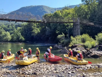 Kolpa, Kamp Kolpa Adventures, Gorenji Radenci, Stari trg/Kolpi. Foto: Tine Lindič,