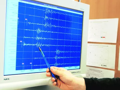 magnituda potresa, Agencija RS zas okolje - Urad za seizmologijo - potres z močjo 4,1 stopnje po Richterjevi lestvici------3k