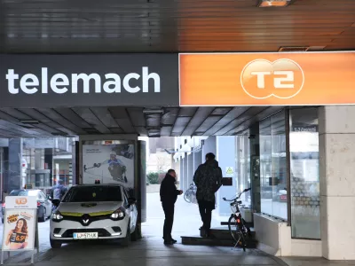 ﻿- 13.03.2018 – mobilni operater Telemach in T2 – poslovalnica v Ljubljani //FOTO: Tomaž Skale