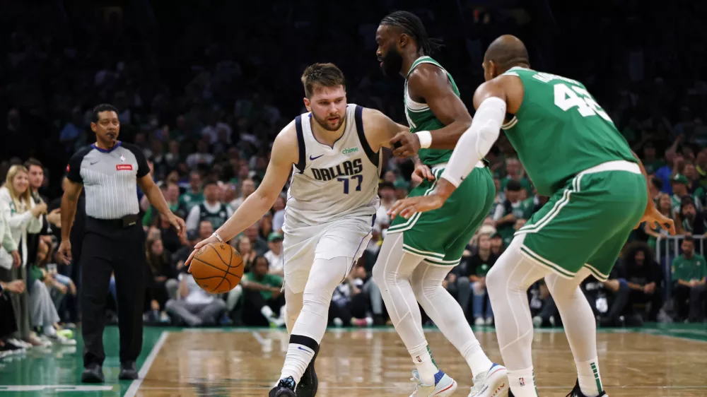 Za Luko Dončićem je kljub porazu v finalu najbolj uspešna sezona v ligi NBA. / Foto: USA TODAY Sports via Reuters