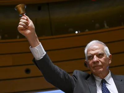 HANDOUT - 24 June 2024, Luxembourg: High Representative of the European Union for Foreign Affairs and Security Policy, Josep Borrell, attends a European Foreign Affairs Council in Luxembourg. Photo: -/European Council/dpa - ATTENTION: editorial use only and only if the credit mentioned above is referenced in full