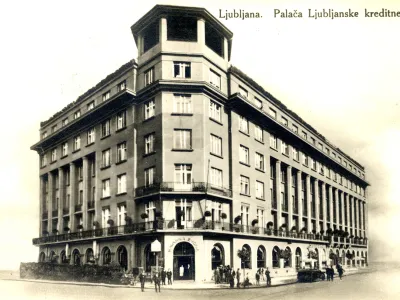 Poslopje današnje Banke Slovenije, prve monumentalne ljubljanske arhitekture iz medvojnega obdobja, je ob svojem nastanku napovedalo novo smer razvoja mesta.
