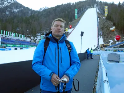 Aljoša Dolhar vodja tekmovanja- 24.03.2022 – Smučarski skoki Planica 2022 - FIS finale svetovnega pokala v poletih - kvalifikacije pred posamično tekmo //FOTO: Luka Cjuha