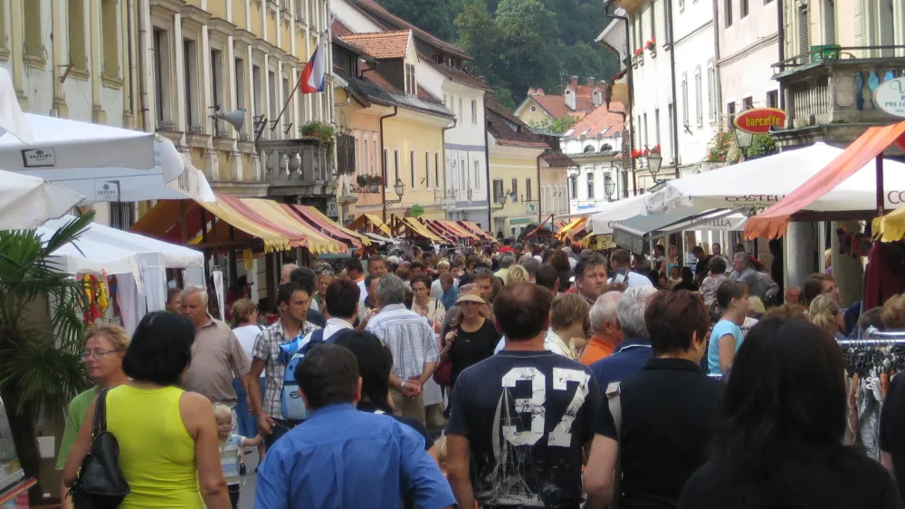 Utrinek s prireditve Šuštarska nedelja